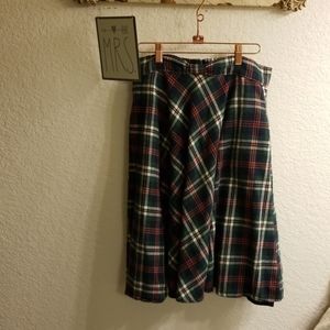 Modcloth Plaid Skirt